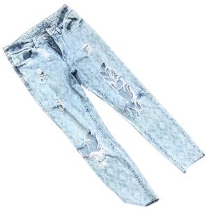 DRICOPER Light Blue Patterned Active Denim Jeans